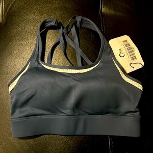 Women’s Zyia navy promo, mesh bra, size medium NWT.